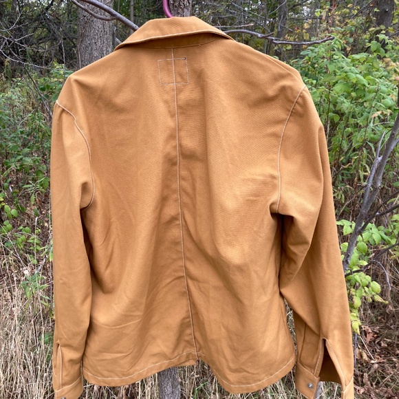 Like NEW Khaki Converse work style jacket w/2 large front pockets!  size XS - Picture 4 of 4